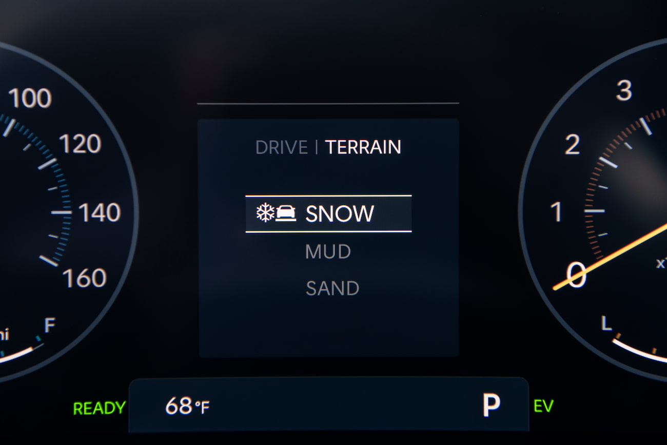 Hyundai Santa Fe Snow setting