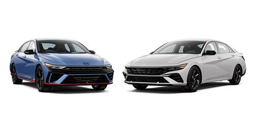 Elantra N vs Elantra SEL Sport