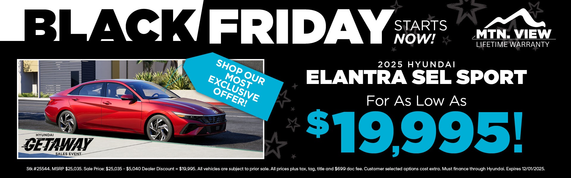 Black Friday Starts Now!