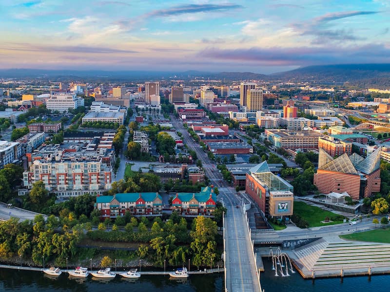Chatanooga Tennessee skyline