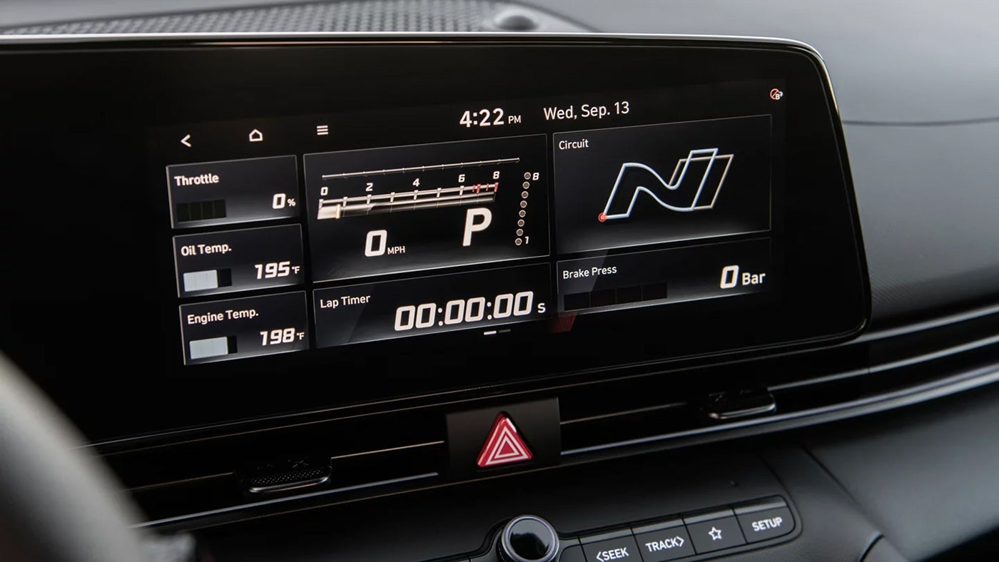 Elantra N Performance gauge
