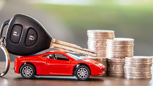 Keychain Car Coins